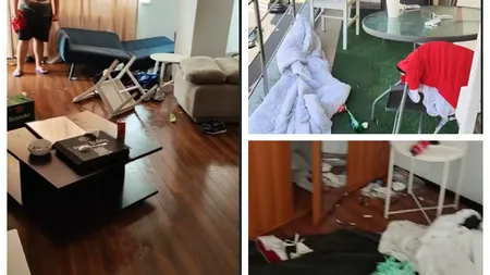 Apartament din Mamaia, distrus de un grup de tineri. Au rupt scaune, mese şi canapele VIDEO