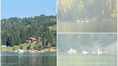 Avion cu două persoane la bord prăbuşit în Lacul Colibiţa. UPDATE: Pilotul a murit după 90 de minute în care salvatorii au încercat să-l resusciteze