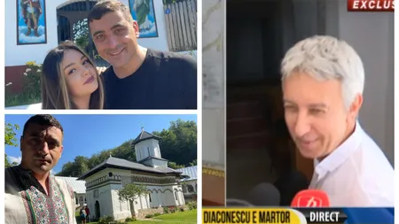 Dan Diaconescu, naş de cununie pentru George Simion. Fostul patron OTV i-a fost şi martor la cununia civilă