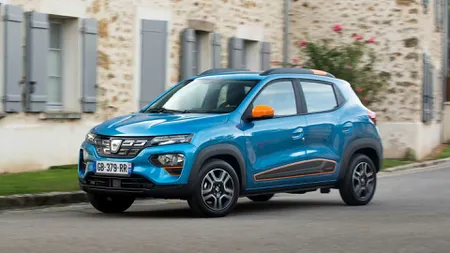 Modelul electric Dacia Spring a luat punctaj maxim la teste. Ce autonomie are maşina şi cât consumă