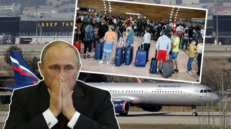 Rușii fug din țară de frica lui Putin. Biletele de avion s-au epuizat la câteva minute după anunțul de mobilizare parțială