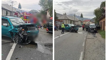 Accident cu nouă persoane în Bistriţa. Printre victime sunt şi şapte copii