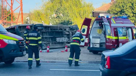 Accident dramatic în Galați. Sunt 15 persoane rănite, printre care 7 copii