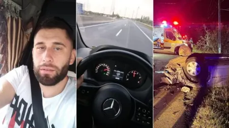 O nouă tragedie pe şosele. Florin a murit cu puţin timp înainte de a ajunge acasă, după ce postase filmuleţe pe Facebook