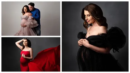 Violeta Romanescu, prezentatoarea ştirilor RomâniaTV, şedinţă foto emoţionantă. Vedeta urmează să devină mamă pentru prima oară GALERIE FOTO