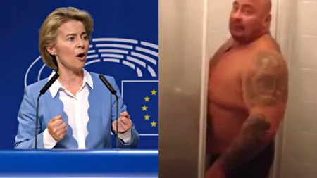 VIDEO: Ghinion pentru Ursula von der Leyen. Nu toți cetățenii pot face „duș în doi