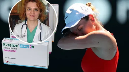 Roxadustat, substanţa la care Simona Halep a fost găsită pozitivă, NU este aprobată în România. Medic nefrolog: ”Nu cred că a folosit-o intenţionat. Administrarea intenţionată are mai multe dezavantaje decât avantaje”