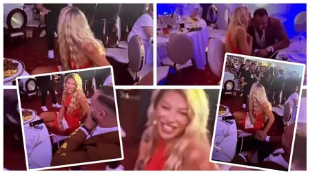 Alex Bodi, dedicații pe versuri de manele pentru Ema Uta, la o petrecere de lux. Manelistul Costel Biju a întreținut atmosfera
