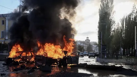 Rusia a lansat atacuri MASIVE asupra infrastructurii energetice din Kiev şi marţi seară
