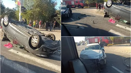 Accident grav la Moara Vlăsiei cu şapte victime, dintre care cinci copii. VIDEO şi FOTO