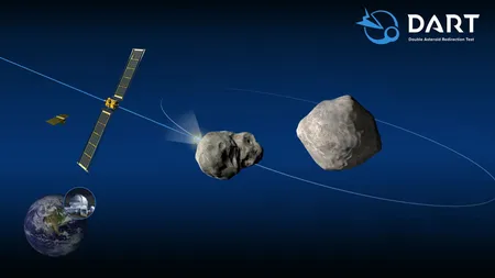 Armageddon 2022. NASA a deviat de pe orbită un asteroid, după ce l-a lovit cu o navă a cărei viteză a fost de 24.000 km/oră
