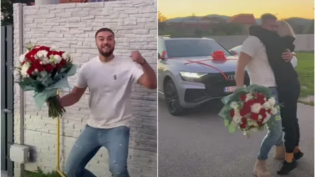 VIDEO Culiţă Sterp i-a făcut cadou iubitei sale un bolid de 100.000 de euro. Cum a reacţionat Daniela când a văzut surpriza