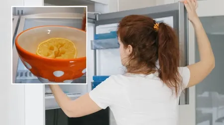 Pune un pahar cu suc de lămâie în frigider. Trucuri utile ca să scapi de mirosul neplăcut