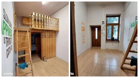 Anunț imobiliar devenit viral în Cluj-Napoca. Cât te-ar costa garsoniera cu pat deasupra băii