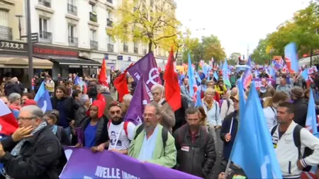 Protest în Franţa. Zeci de mii de oameni au reclamat creşterea costului vieţii