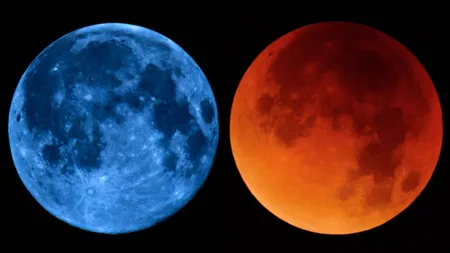 „Luna albastră” și „Luna sângerie”- două fenomene miraculoase explicate de oamenii de știință