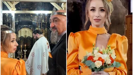 Ani Creţu s-a căsătorit după 14 ani de relaţie. Ce rochie a purtat actriţa în ziua cea mare