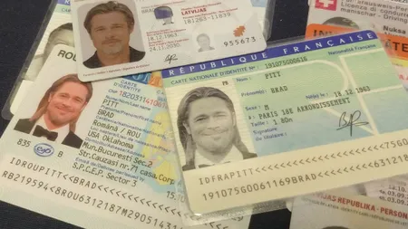 Brad Pitt are buletin românesc fals. Ce adresă are trecută în actul de identitate