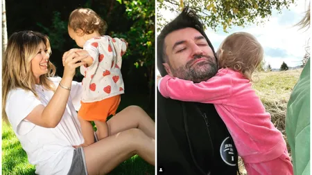 Cât de mare a crescut fiica lui Smiley şi a Ginei Pistol. Imaginea cu Josephine care a topit inimile fanilor