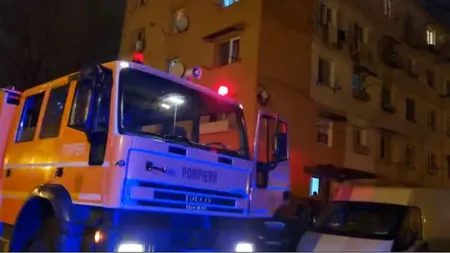 Incendiu puternic într-un bloc din Craiova: un bărbat a murit și peste 20 de oameni au fost evacuați