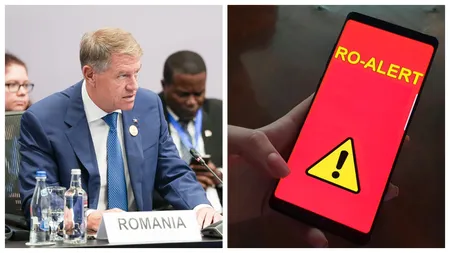 Klaus Iohannis se laudă cu RO-Alert la summitul COP27: „Aceste sisteme trebuie extinse la nivel global”