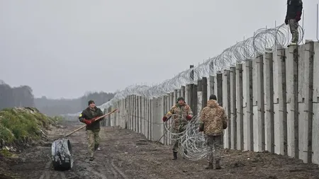 Ucraina construieşte un zid la graniţa cu Belarus. 