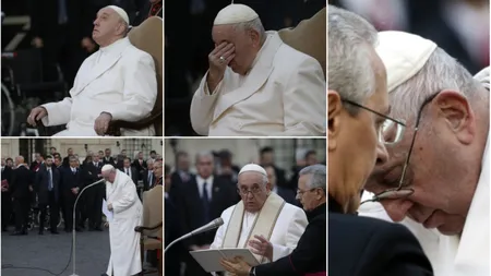 Papa Francisc, îndurerat de atrocitățile comise de Putin în Ucraina! Suveranul Pontif a plâns în public VIDEO