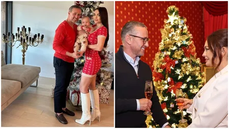 Corina Caciuc, apariţie răvăşitoare alături de Reghecampf şi de micuţul Liam. Cât costă rochia purtată de Crăciun