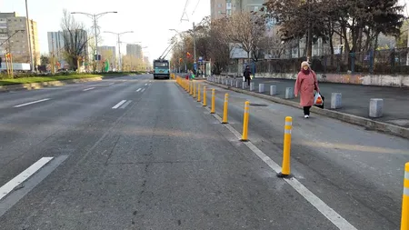 Apar noi benzi unice pentru transportul public pe marile bulevarde din Bucureşti