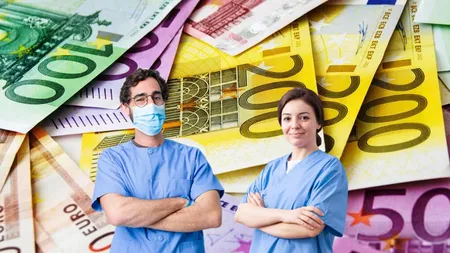 Primă de Crăciun de 2000 de euro pentru asistente medicale