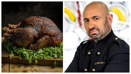 Câți bani ar trebui să scoată românii din buzunar pentru un curcan preparat de Cătălin Scărlătescu. Preparatul cu care nu poți da greș la masa de Crăciun