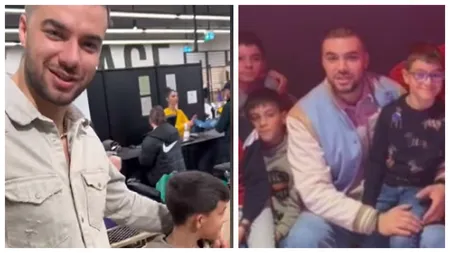 Gestul superb făcut de Culiță Sterp înainte de Crăciun. A dus copiii dintr-un centru de plasament la mall: 