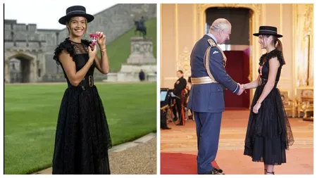 Emma Răducanu, apariție spectaculoasă la întâlnirea cu regele Charles al III-lea. Cât a costat ținuta purtată de tenismenă