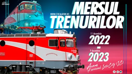 Mersul Trenurilor de Călători 2022-2023. Revin trenurile Intercity. Noul plan de circulaţie al trenurilor anunţat de CFR