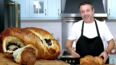 Rețeta de cozonac a lui Sorin Bontea. Care este secretul lui pentru un preparat pufos și delicios