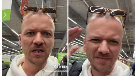 Imagini virale pe TikTok cu un italian șocat de prețurile din România: 