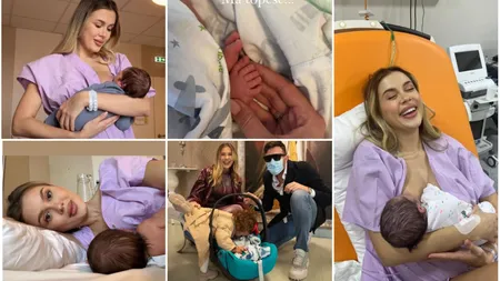 Emiliy Burghelea și-a adus băiețelul acasă: 