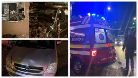 Accident grav în Popești-Leordeni. Un șofer a intrat cu mașina într-o pizzerie. Două fete au fost lovite de un autoturism pe trecerea de pietoni
