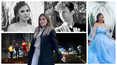 Alexandra și Robert au murit în cumplitul accident din Bistrița