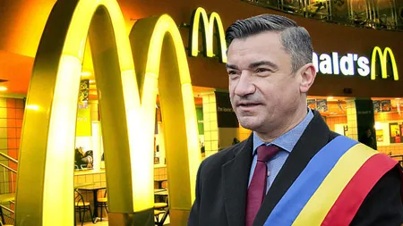 FOTO: Primăria din Iași, umilită de McDonald's. Administrația locală a mutat stația de autobuz pentru a permite șoferilor să parcheze în fața restaurantului. Cetățenii, revoltați