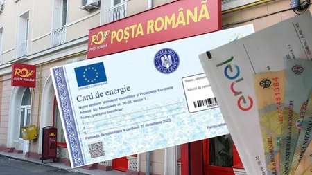 Vouchere 2023. Poşta Română, anunţ surpriză privind cardurile pentru plata facturilor de energie