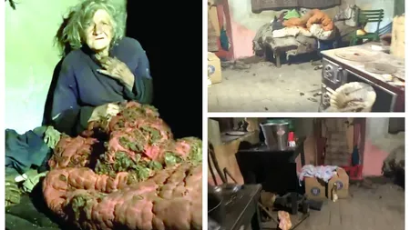 Povestea dramatică a unei bătrâne uitate de toți. Valeria, 86 de ani, se chinuie să trăiască într-o casă dărăpănată, în mizerie și frig și fără mâncare caldă