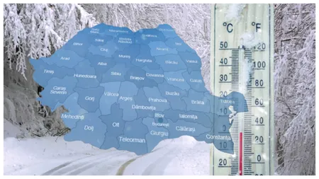 România îngheață la propriu! Temperaturile au scăzut la -30 de grade noaptea trecută, la Întorsura Buzăului