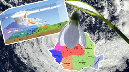 Prognoza meteo pe două săptămâni. Schimbare a circulaţiei atmosferice în martie. Ciclonul polar loveşte în multe zone