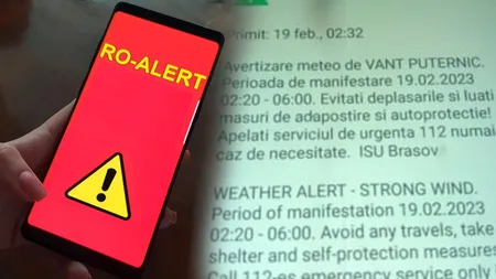 RO-ALERT i-a trezit din somn pe brașoveni la ora două noaptea: „Nu e posibil așa ceva, la ora 2.30 tu trimiți avertizare?”