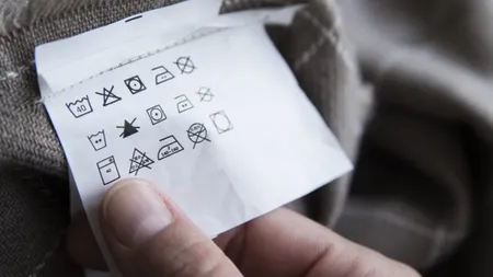 Ce înseamnă pictogramele de pe etichetele hainelor. Acum vei ști cum să le speli corect