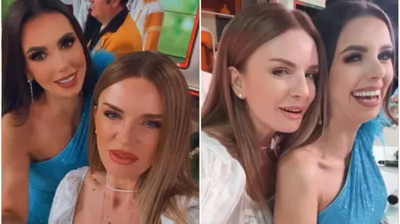 Georgiana Lobonț și Marcela Fota, schimb de replici neaşteptat la o filmare: 