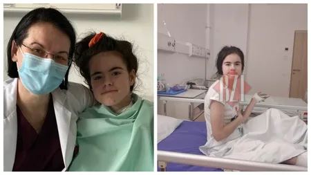 Lacrimi de bucurie pentru Larisa Lișiță. Adolescenta de 14 ani care a fost lovită de tren anul trecut merge din nou