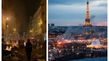 Confruntări violente între protestatari şi forţele de ordine în Franţa VIDEO