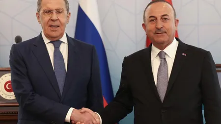 Ministrul de externe al Rusiei, Serghei Lavrov, s-a întâlnit la Ankara cu omlogul său turc: 